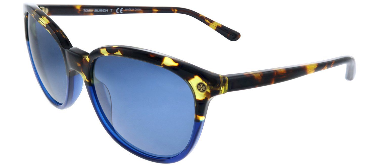 Tory Burch TY 7131 175580 Square Plastic Tortoise/Blue Sunglasses with Blue Lens sold by Gaffos product image thumbnail 2
