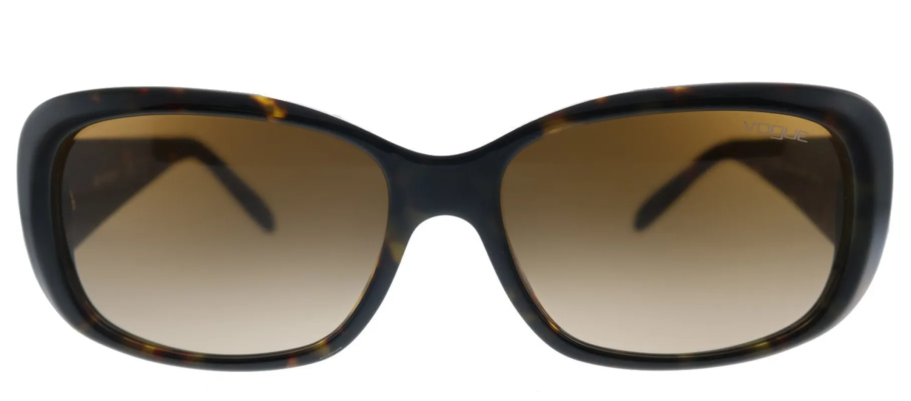 Vogue Eyewear VO 2606S W65613 Rectangle Plastic Havana Sunglasses with Brown Gradient Lens sold by Gaffos