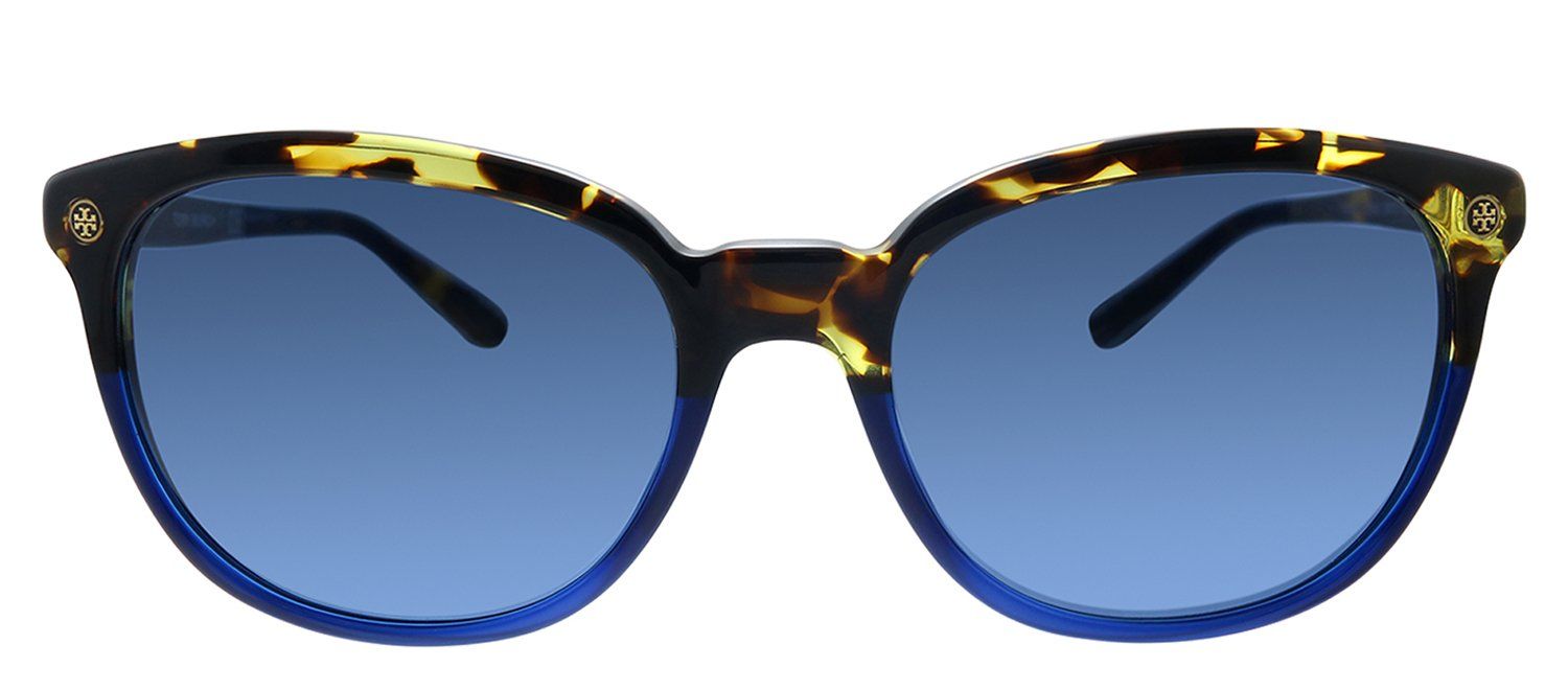 Tory Burch TY 7131 175580 Square Plastic Tortoise/Blue Sunglasses with Blue Lens sold by Gaffos