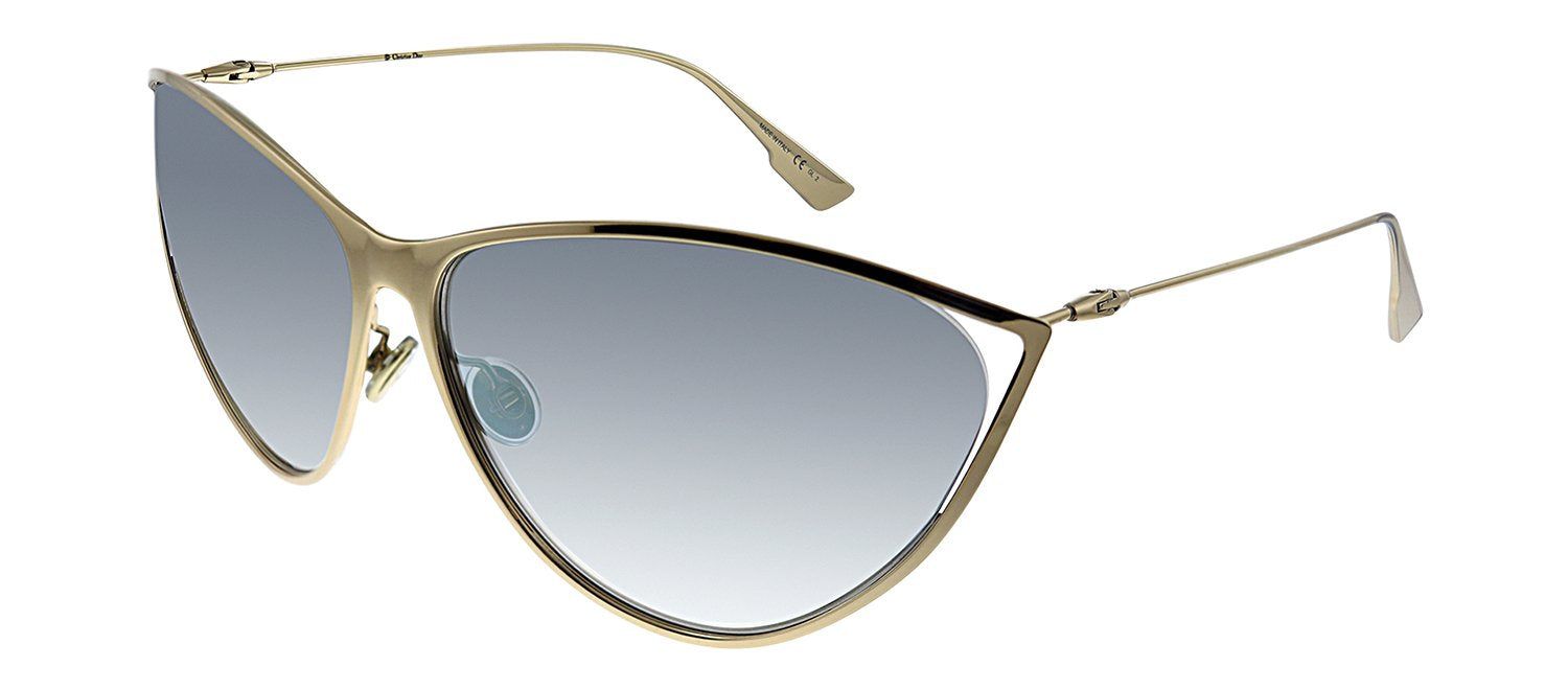 Dior CD NewMotard 000 IC Cat-Eye Metal Gold Sunglasses with Grey Mirror Lens sold by Gaffos product image thumbnail 2