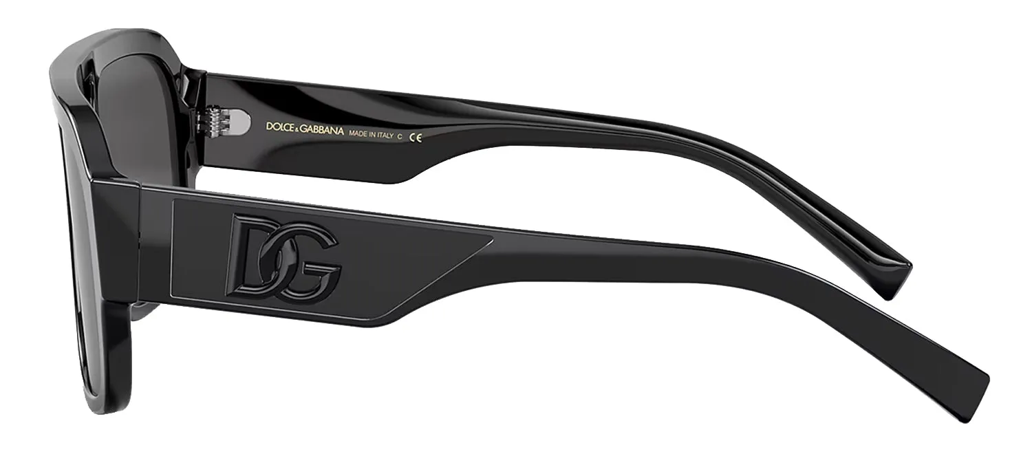 Dolce & Gabbana DG 4403 501/87 Aviator Plastic Black Sunglasses with Grey Lens sold by Gaffos product image thumbnail 3