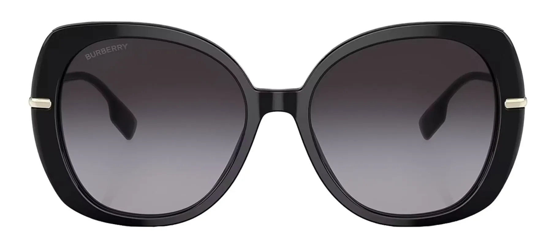 Burberry BE 4374 30018G Butterfly Plastic Black Sunglasses with Grey Lens sold by Gaffos