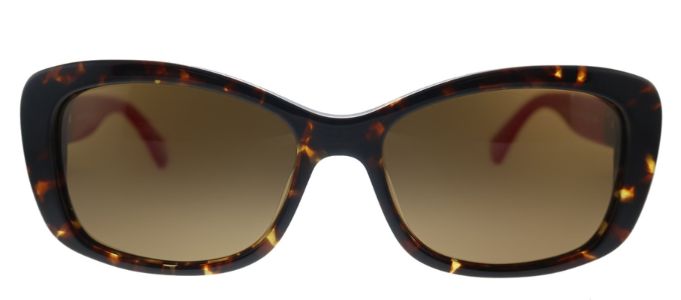 Kate Spade KS Claretta/P/S 0T4 Rectangle Plastic Havana Pink Sunglasses with Brown Polarized Lens sold by Gaffos