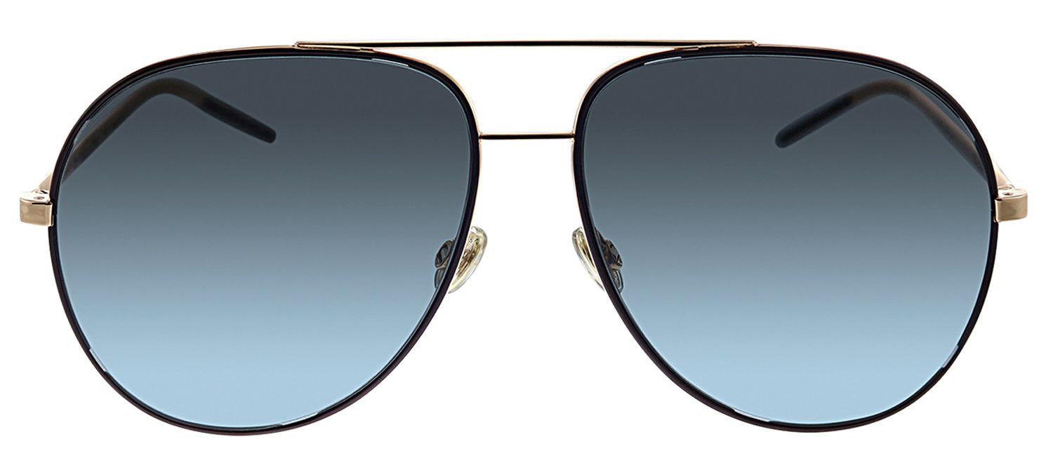 Dior CD Astral 6K3 I7 Aviator Metal Gold Sunglasses with Blue Gradient Lens sold by Gaffos