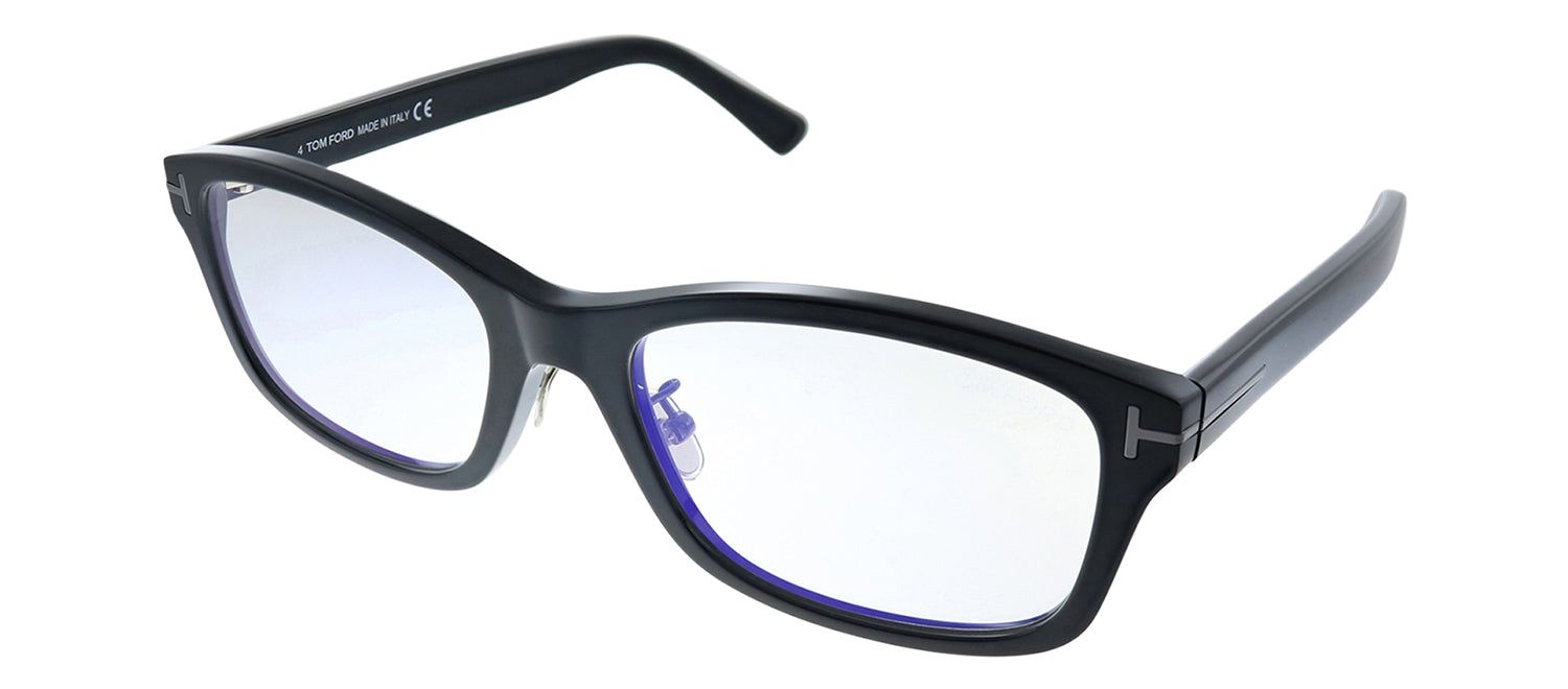 Tom Ford FT 5724-DBN 001 Black Rectangle Plastic Eyeglasses with Demo Lens sold by Gaffos product image thumbnail 2