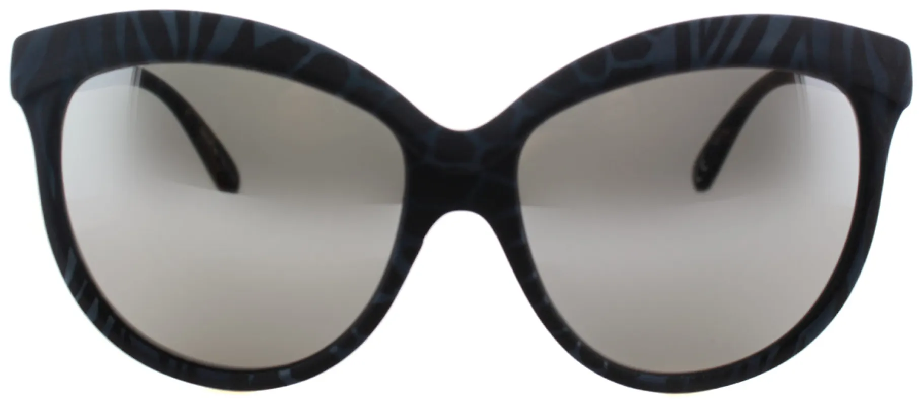 Italia Independent IT 0092 ZEF 071 Square Plastic Grey Sunglasses with Silver Mirror Lens made by Gaffos