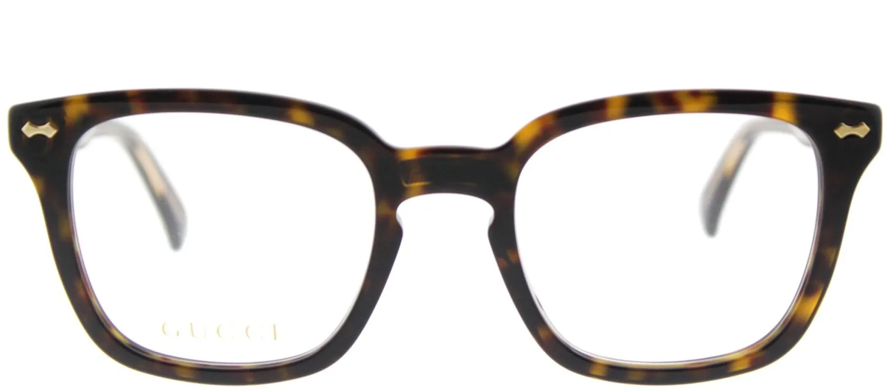 Gucci GG 0184O 002 Square Acetate Brown Eyeglasses with Demo Lens sold by Gaffos