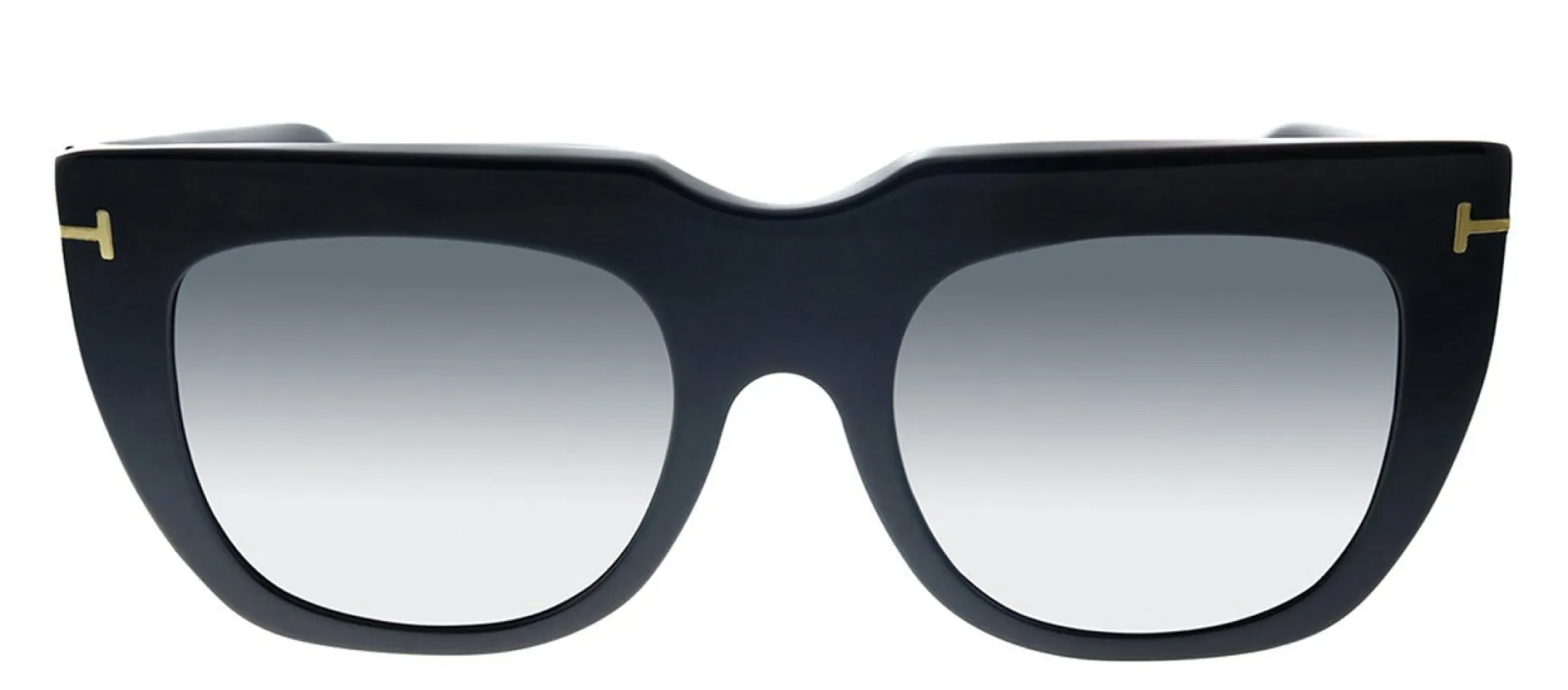Tom Ford TF 687 01C Square Plastic Black Sunglasses with Grey Mirror Lens sold by Gaffos