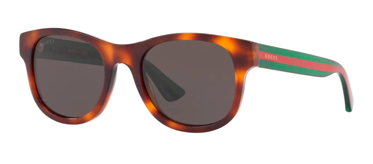 Gucci GG 0003SN 003 Square Plastic Havana Sunglasses with Grey Lens sold by Gaffos product image thumbnail 2
