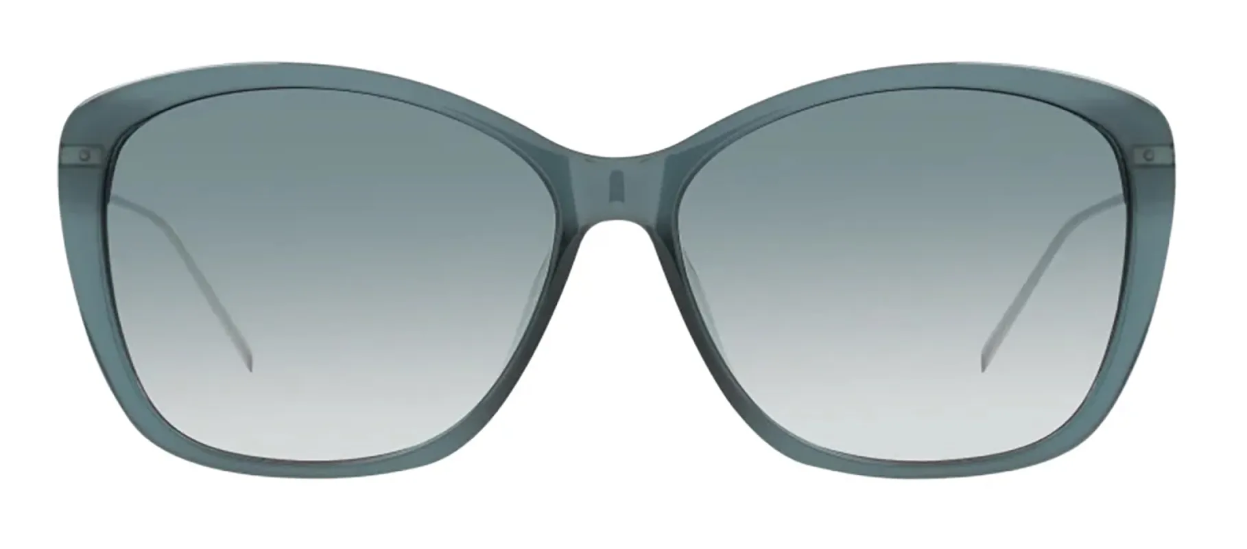 DKNY DK 702S 319 Butterfly Plastic Green Sunglasses with Blue Gradient Lens sold by Gaffos