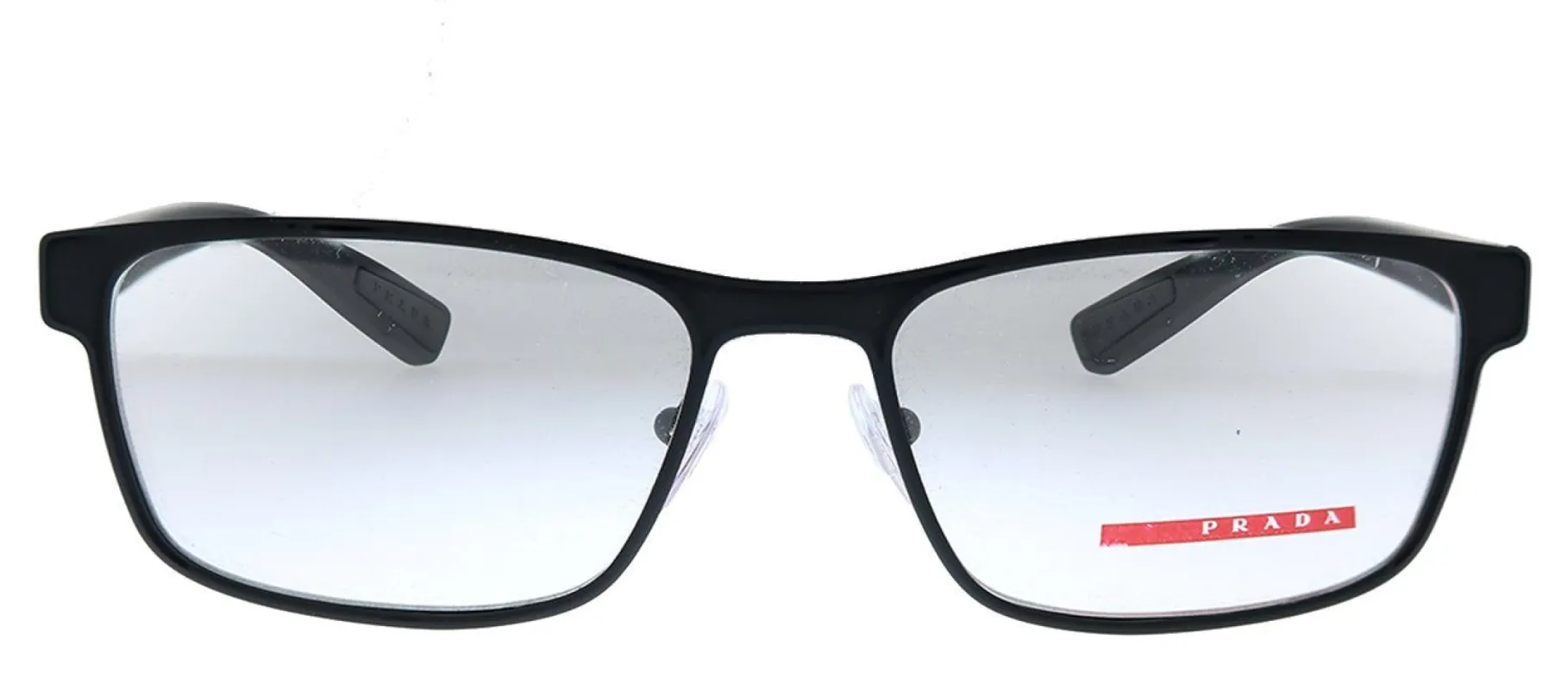 Prada Linea Rossa Lifestyle PS 50GV DG01O1 Rectangle Plastic Black Eyeglasses with Demo Lens sold by Gaffos