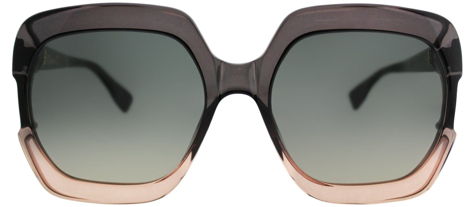 Dior CD DiorGaia 7HH Square Plastic Grey Sunglasses with Grey Gradient Lens sold by Gaffos