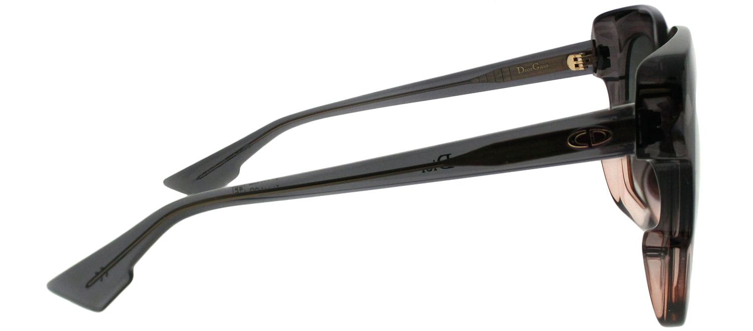 Dior CD DiorGaia 7HH Square Plastic Grey Sunglasses with Grey Gradient Lens sold by Gaffos product image thumbnail 3