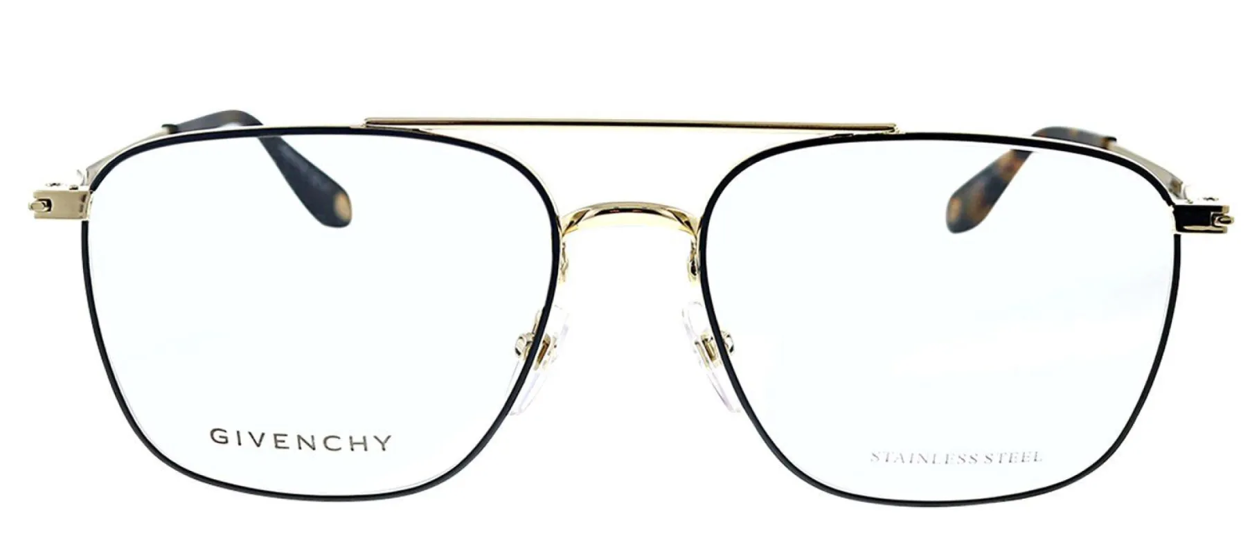 Givenchy GV 0030 RHL Pilot Metal Black Eyeglasses with Demo Lens sold by Gaffos