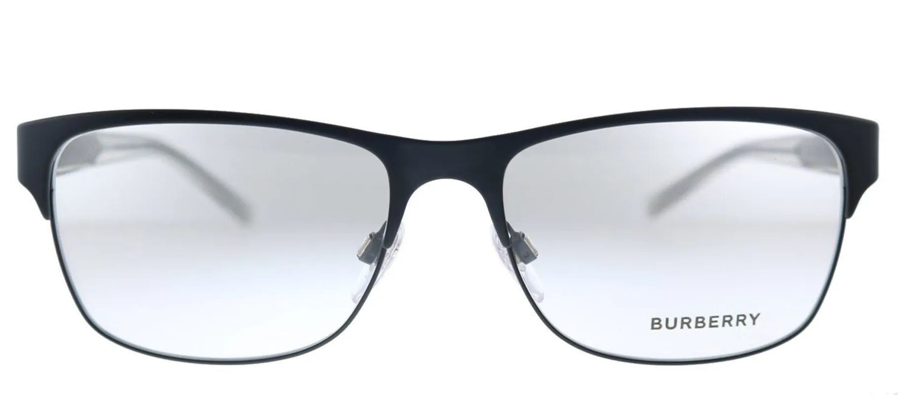 Burberry BE 1289 1007 Rectangle Metal Black Eyeglasses with Demo Lens sold by Gaffos