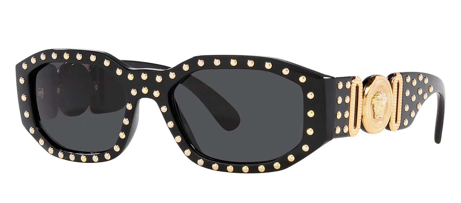 Versace VE 4361 539787 Geometric Plastic Black Sunglasses with Grey Lens sold by Gaffos product image thumbnail 2