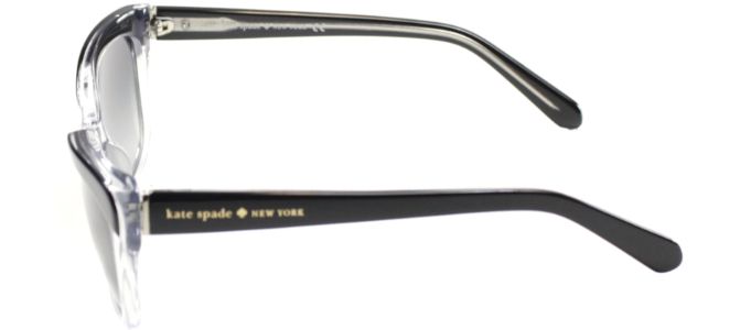 Kate Spade KS Amara KAX Cat-Eye Plastic Black Sunglasses with Grey Gradient Lens sold by Gaffos