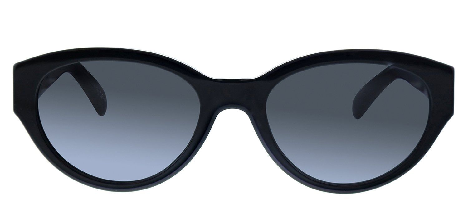 Givenchy GV 7143/S 807 Oval Plastic Black Sunglasses with Grey Lens sold by Gaffos