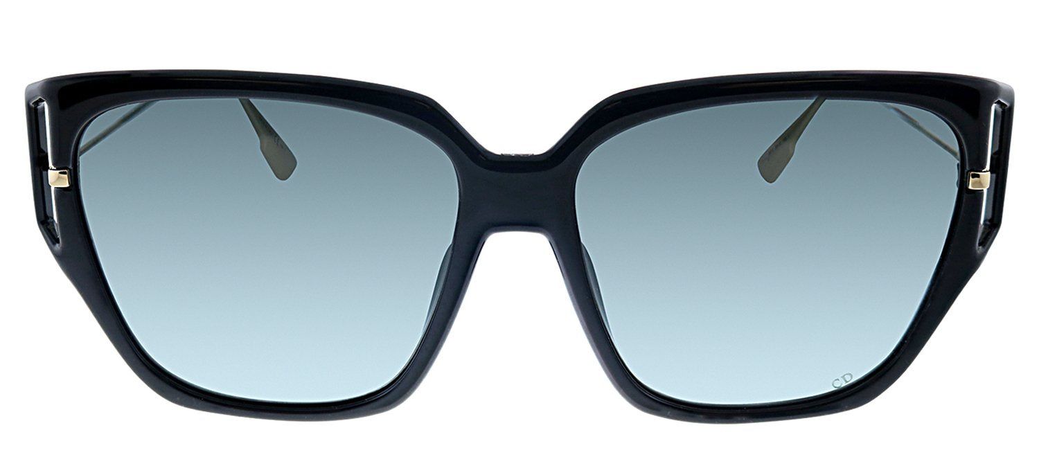 Dior CD Direction3F 807 Geometric Plastic Black Sunglasses with Grey Lens sold by Gaffos