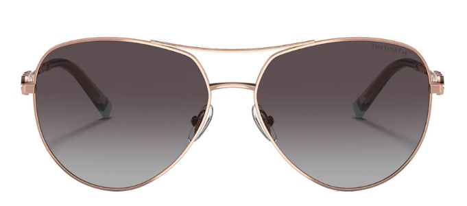 Tiffany & Co. TF 3083B 61703C Aviator Metal Gold Sunglasses with Grey Gradient Lens sold by Gaffos