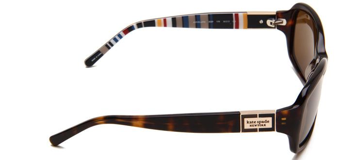 Kate Spade KS Annika JEBP Rectangle Plastic Tortoise/ Havana Sunglasses with Brown Polarized Lens sold by Gaffos product image thumbnail 3