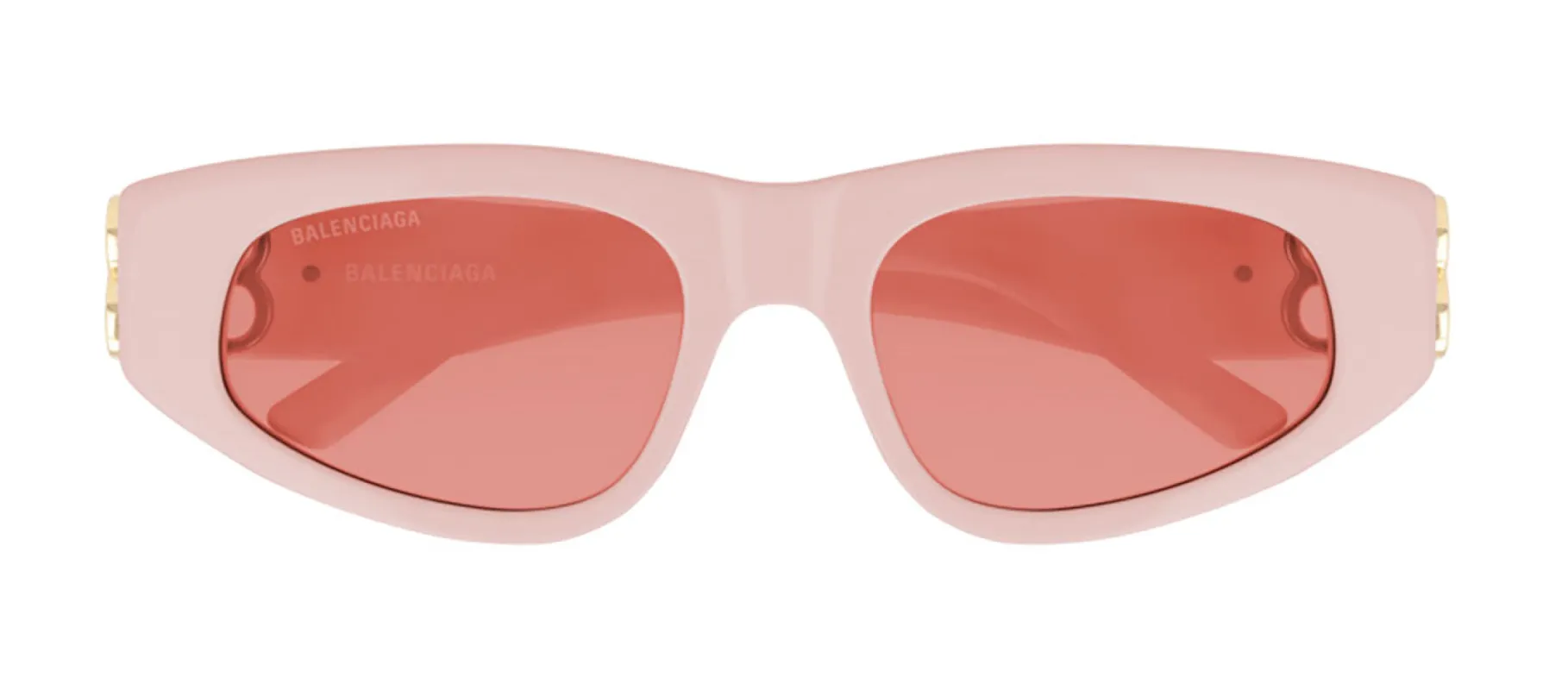 Balenciaga BB 0095S 003 Cat-Eye Acetate Pink Sunglasses with Rose Lens sold by Gaffos