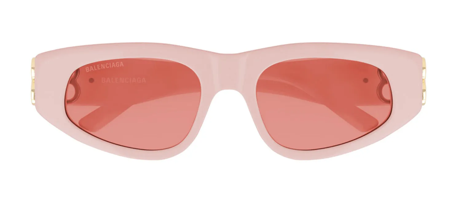 Balenciaga BB 0095S 003 Cat-Eye Acetate Pink Sunglasses with Rose Lens sold by Gaffos