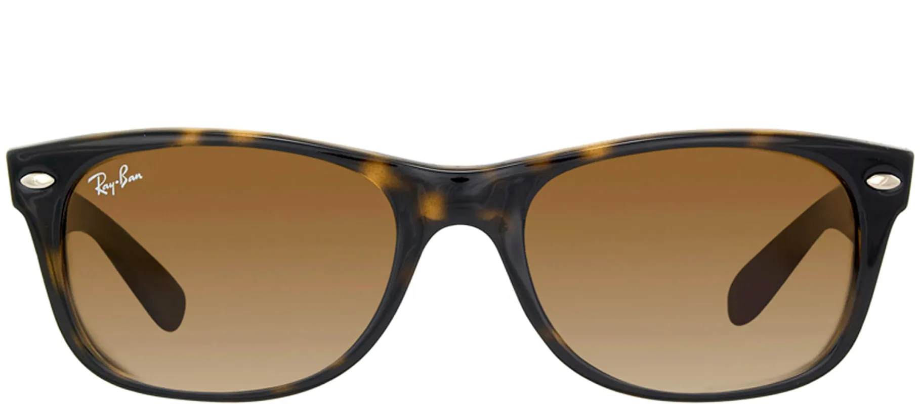 Ray-Ban New Wayfarer RB 2132 710 Wayfarer Plastic Brown Sunglasses with Brown Lens sold by Gaffos