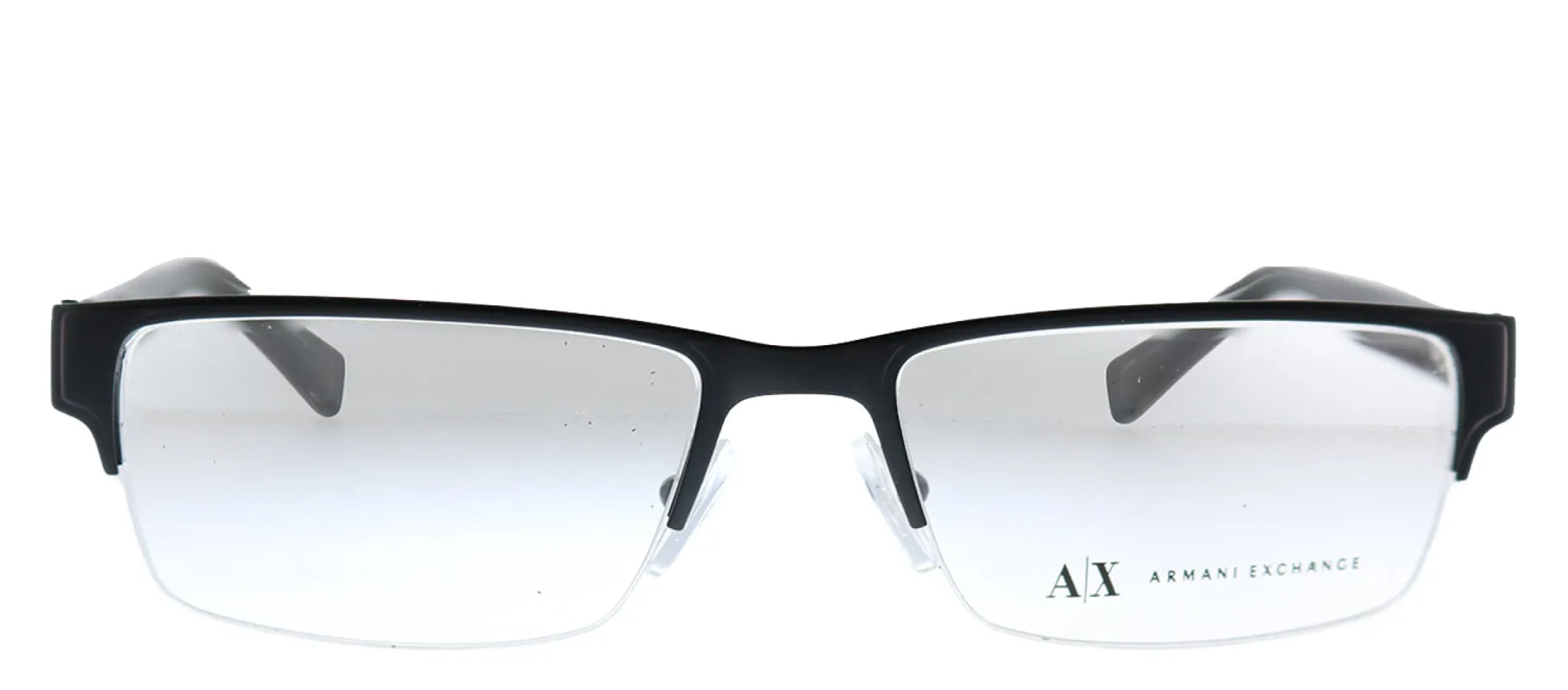 Armani Exchange AX 1015 6070 Rectangle Metal Black Eyeglasses with Demo Lens sold by Gaffos