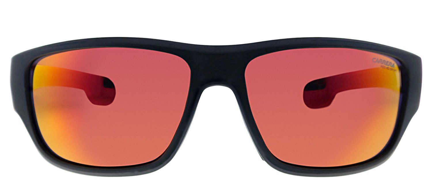 Carrera CA Carrera4008 003 Wrap Plastic Black Sunglasses with Red Mirror Lens sold by Gaffos