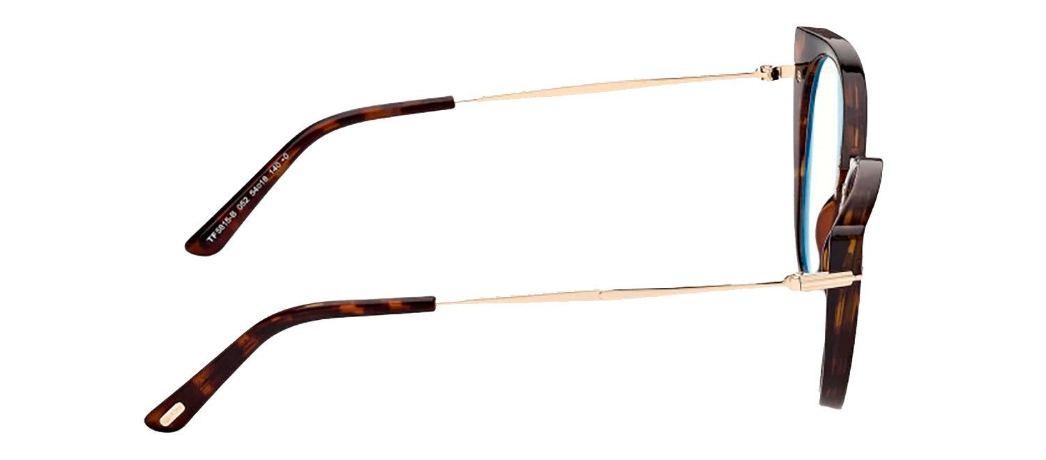 Tom Ford FT 5815-B 052 Cat-Eye Plastic Havana Eyeglasses with Clear Lens sold by Gaffos product image thumbnail 2