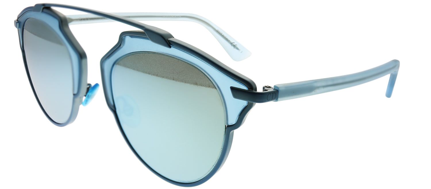 Dior CD SoReal RMJ LH Fashion Metal Blue Sunglasses with Blue Mirror Lens sold by Gaffos product image thumbnail 2