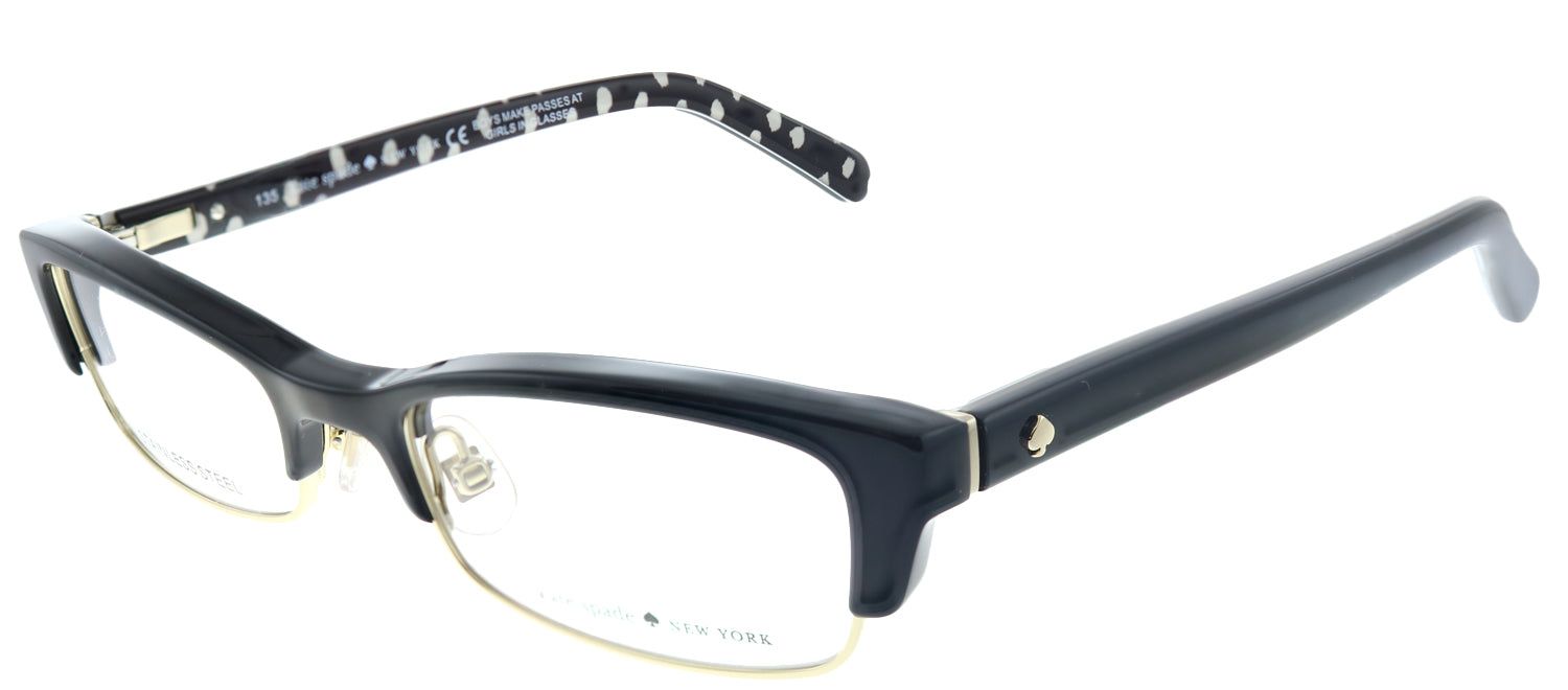 Kate Spade KS Joetta 807 Rectangle Plastic Black Eyeglasses with Demo Lens sold by Gaffos product image thumbnail 2
