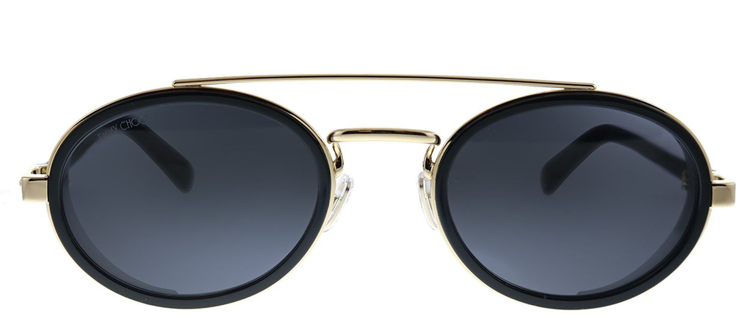 Jimmy Choo JC TONIE/S 2M2 IR Oval Plastic Black Sunglasses with Grey Lens sold by Gaffos