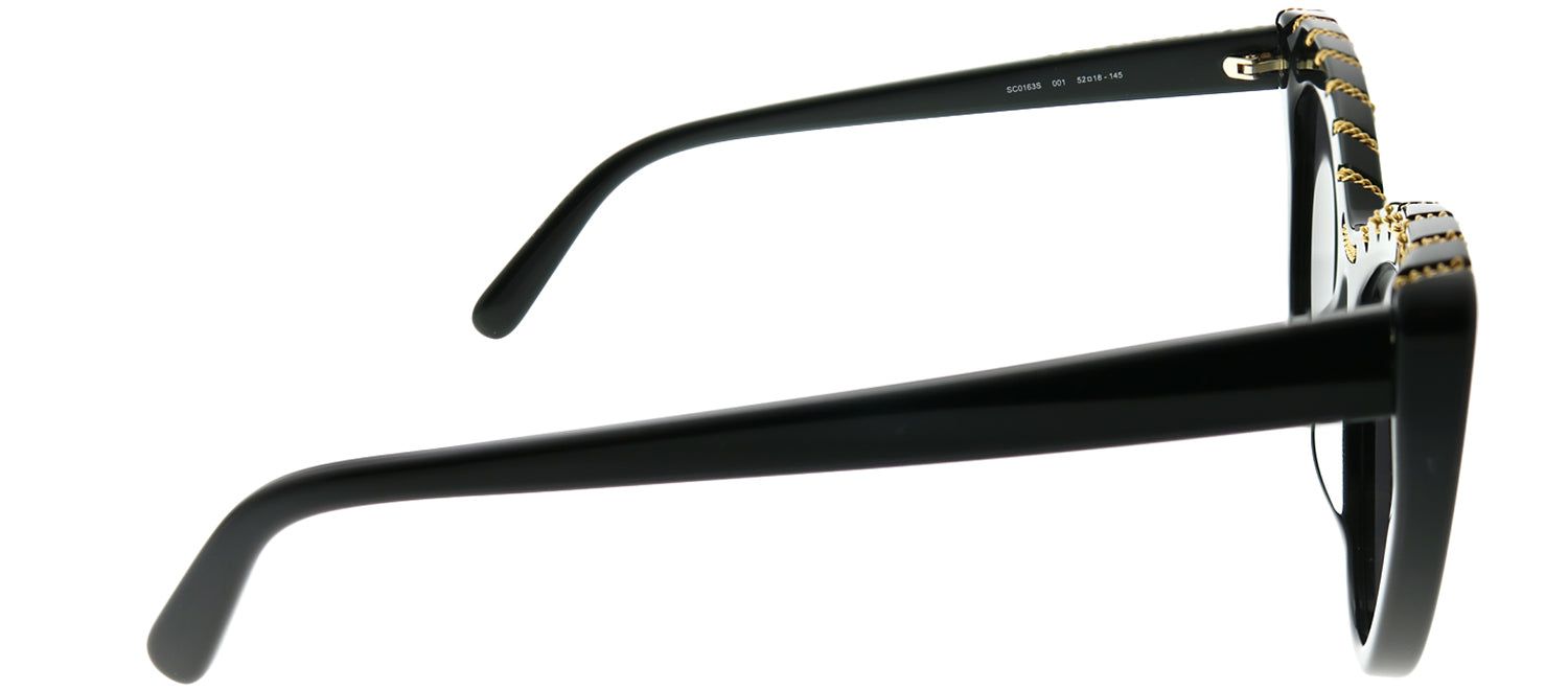 Stella McCartney SC 0163S 001 Cat-Eye Plastic Black Sunglasses with Grey Lens sold by Gaffos product image thumbnail 3
