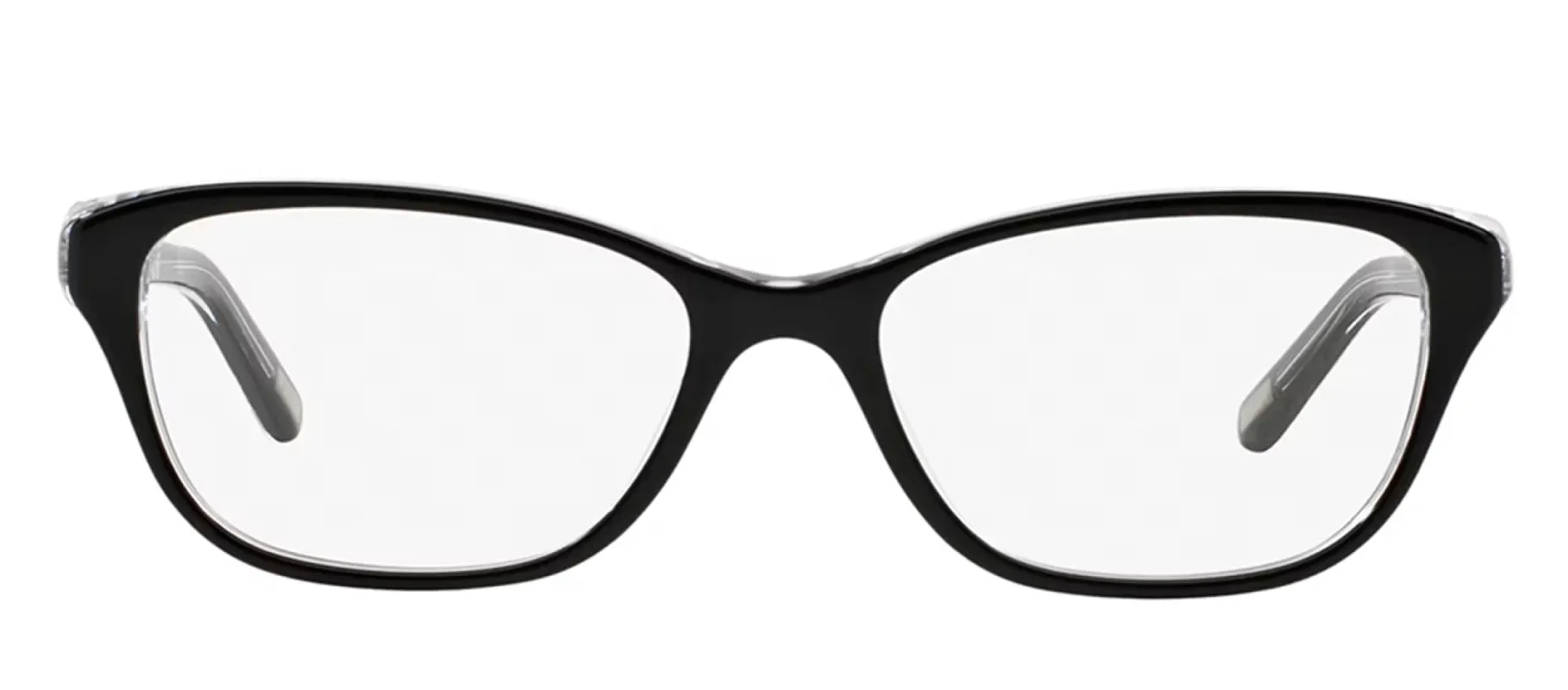Ralph Lauren RA 7020 541 Cat-Eye Plastic Black Eyeglasses with Logo Stamped Demo Lens sold by Gaffos