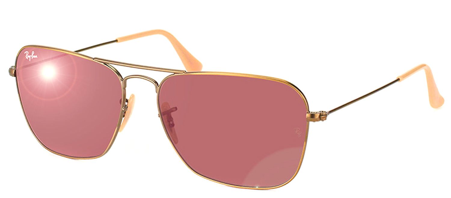 Ray-Ban RB 3136 167/2K Aviator Metal Black Sunglasses with Red Mirror Lens sold by Gaffos product image thumbnail 2