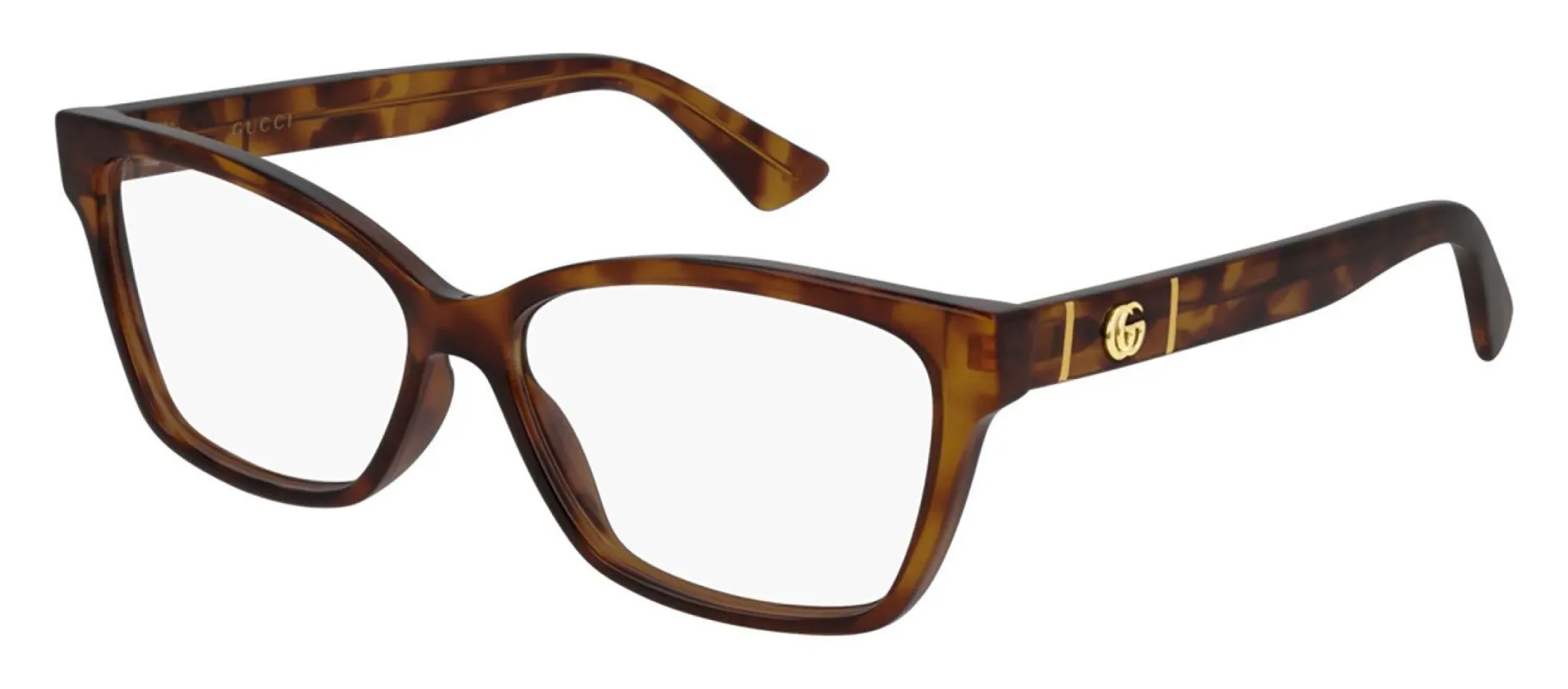 Gucci GG 0634O 002 Cat-Eye Acetate Havana Eyeglasses with Demo Lens sold by Gaffos