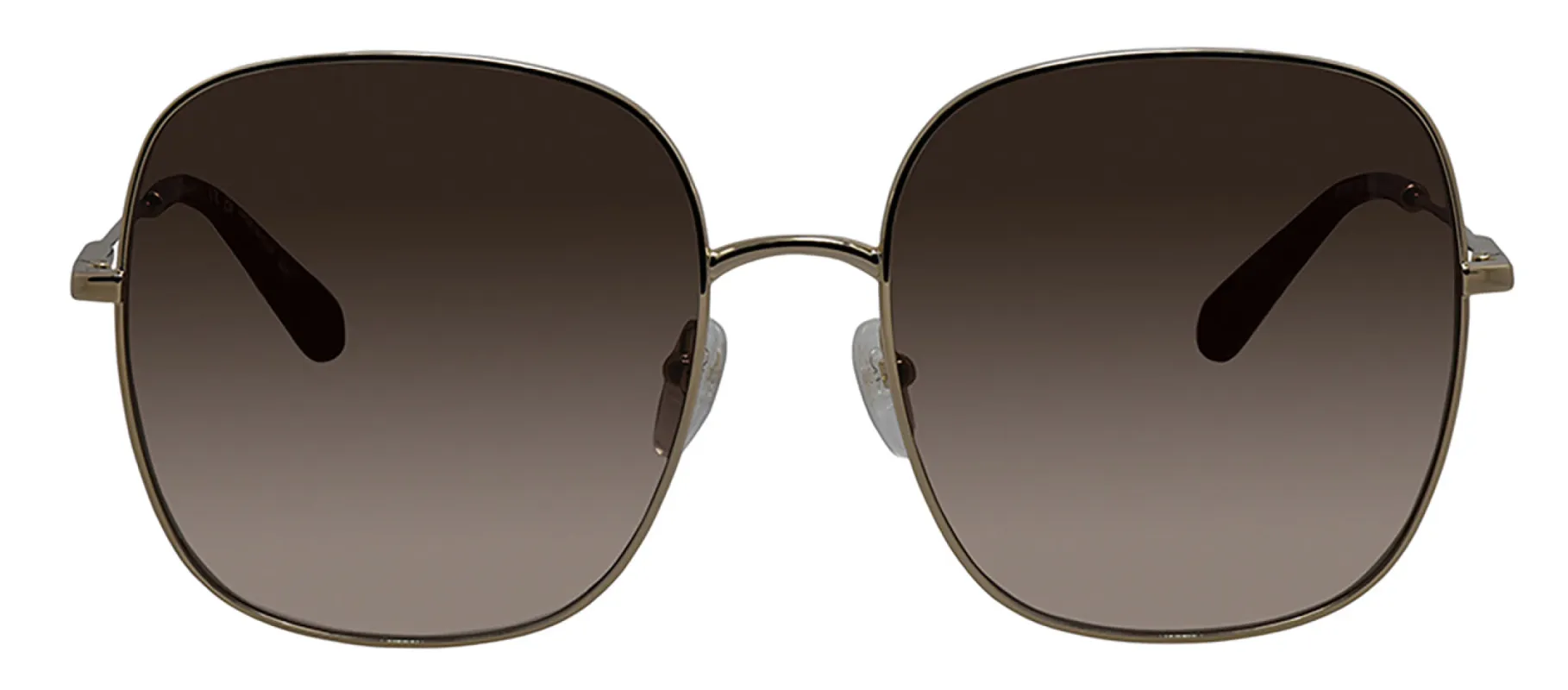 Salvatore Ferragamo SF 300S 703 Square Metal Brown Sunglasses with Brown Gradient Lens sold by Gaffos
