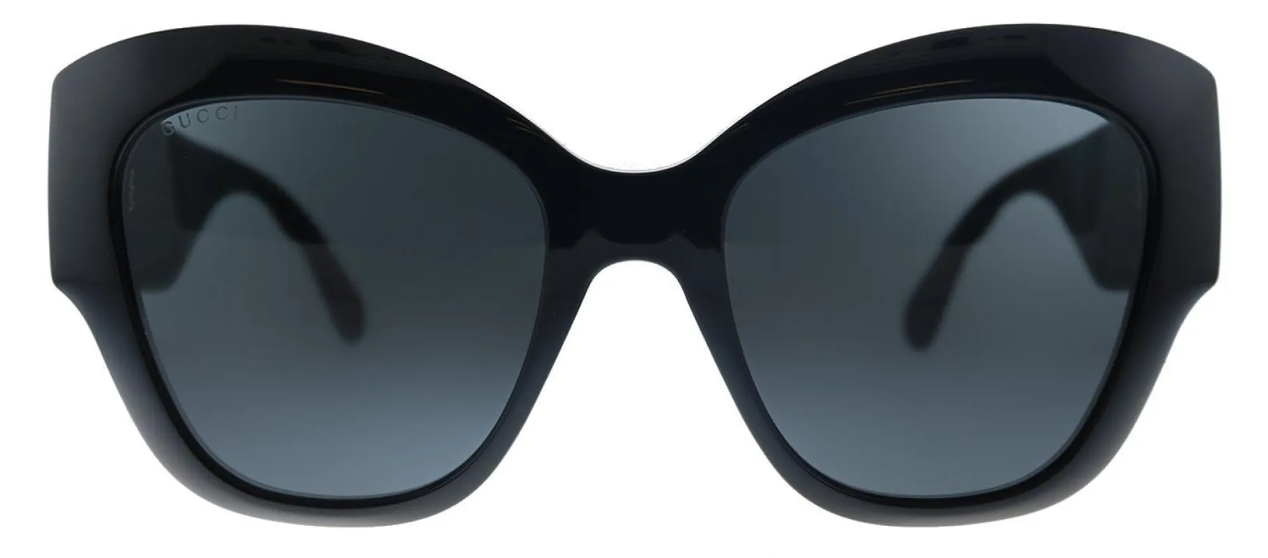 Gucci GG 0808S 001 Cat-Eye Acetate Black Sunglasses with Grey Lens sold by Gaffos