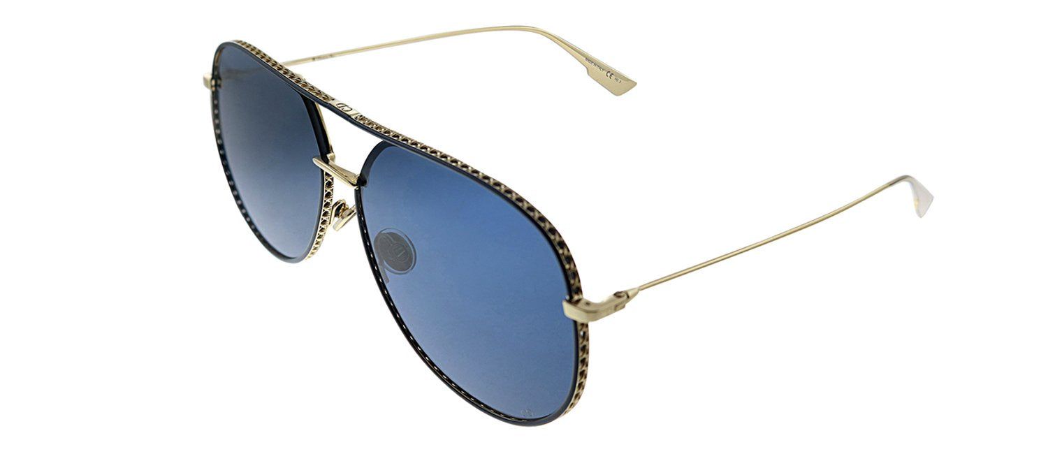 Dior CD DiorByDior 2M2 A9 Pilot Metal Black Sunglasses with Blue Mirror Lens sold by Gaffos product image thumbnail 2
