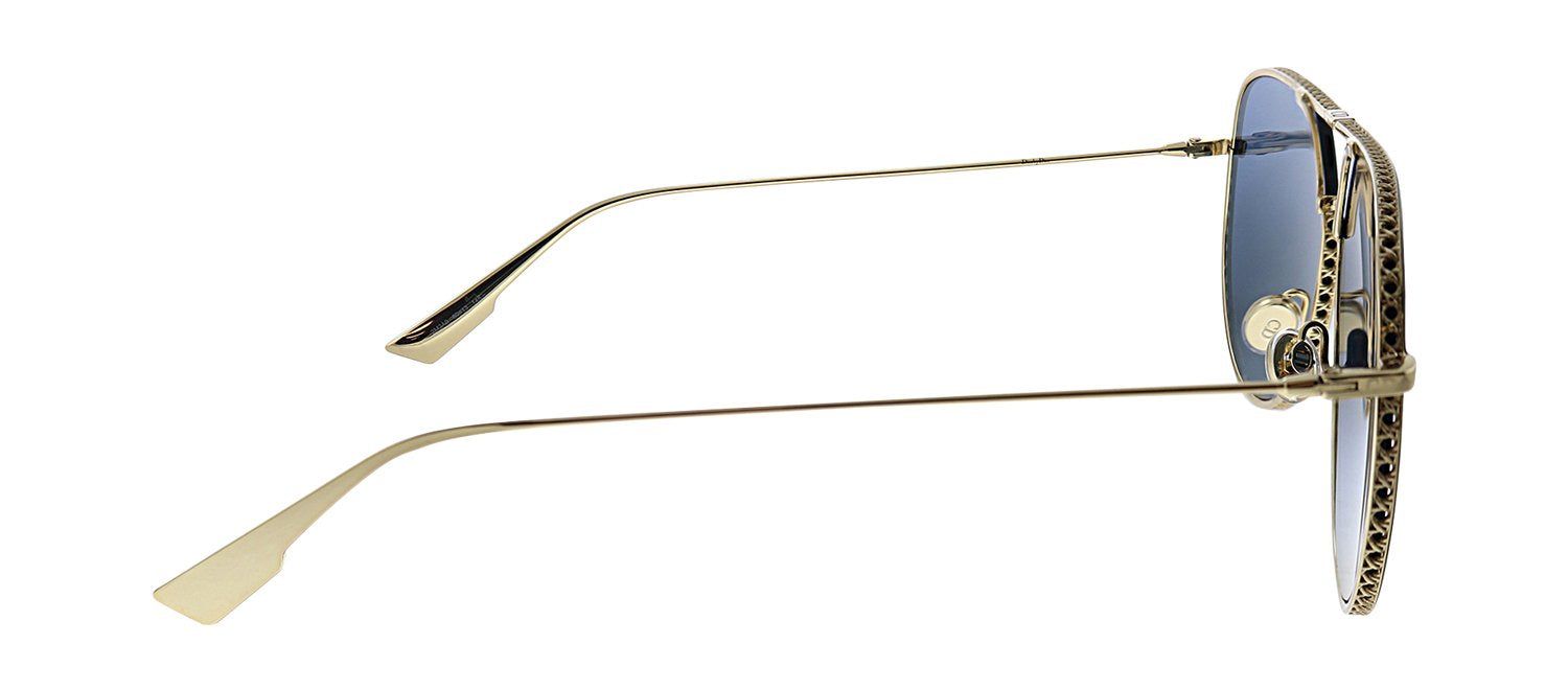 Dior CD DiorByDior 2M2 A9 Pilot Metal Black Sunglasses with Blue Mirror Lens sold by Gaffos product image thumbnail 3