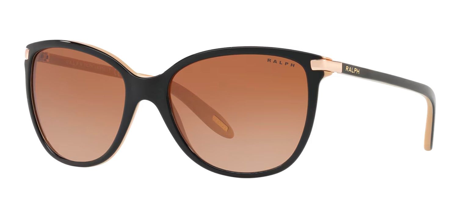Ralph Lauren RA 5160 109013 Cat-Eye Plastic Black Sunglasses with Brown Gradient Lens sold by Gaffos product image thumbnail 2