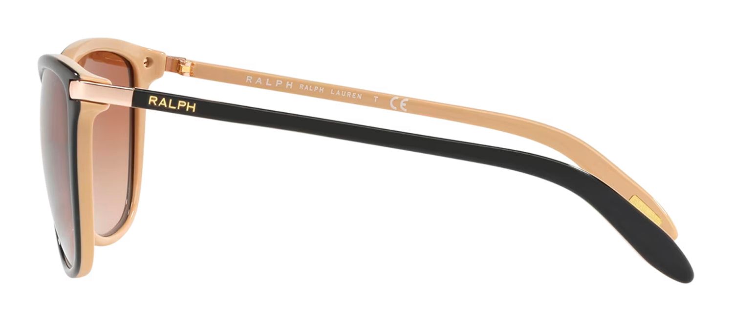 Ralph Lauren RA 5160 109013 Cat-Eye Plastic Black Sunglasses with Brown Gradient Lens sold by Gaffos product image thumbnail 3