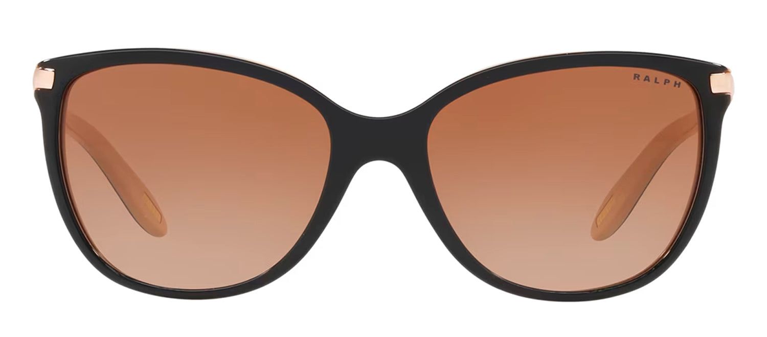 Ralph Lauren RA 5160 109013 Cat-Eye Plastic Black Sunglasses with Brown Gradient Lens sold by Gaffos