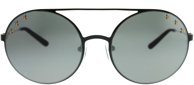 Michael Kors MK 1027 12026G Round Metal Black Sunglasses with Gunmetal Mirror Lens sold by Gaffos