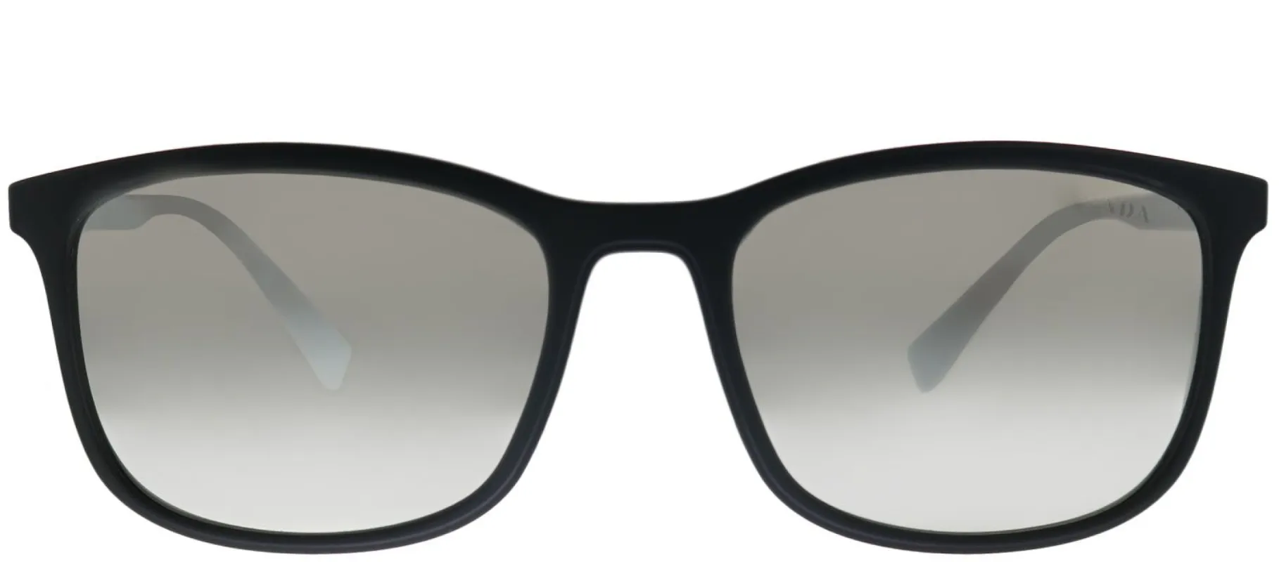 Prada Linea Rossa LifestylePS 01TS DG02B0 Rectangle Plastic Black Sunglasses with Silver Mirror Lens sold by Gaffos