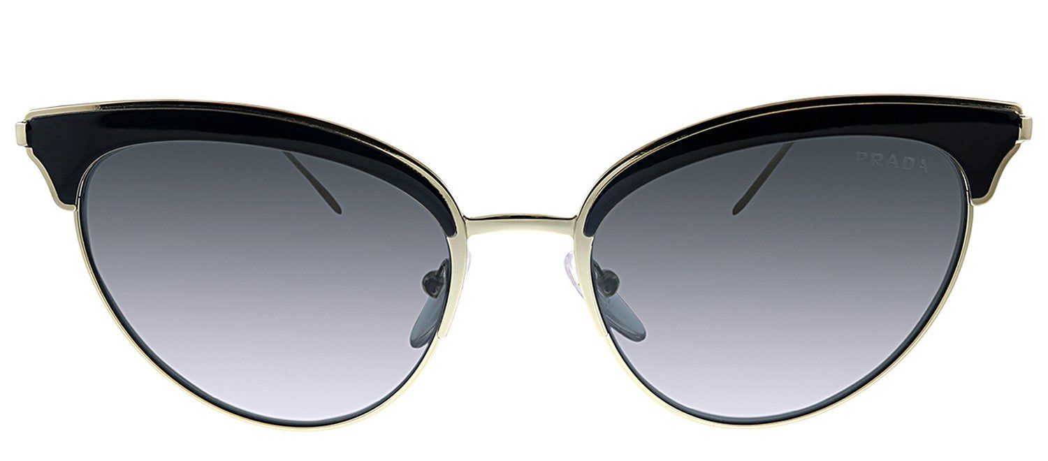 Prada PR 60VS AAV5S0 Cat-Eye Metal Black Sunglasses with Grey Lens sold by Gaffos
