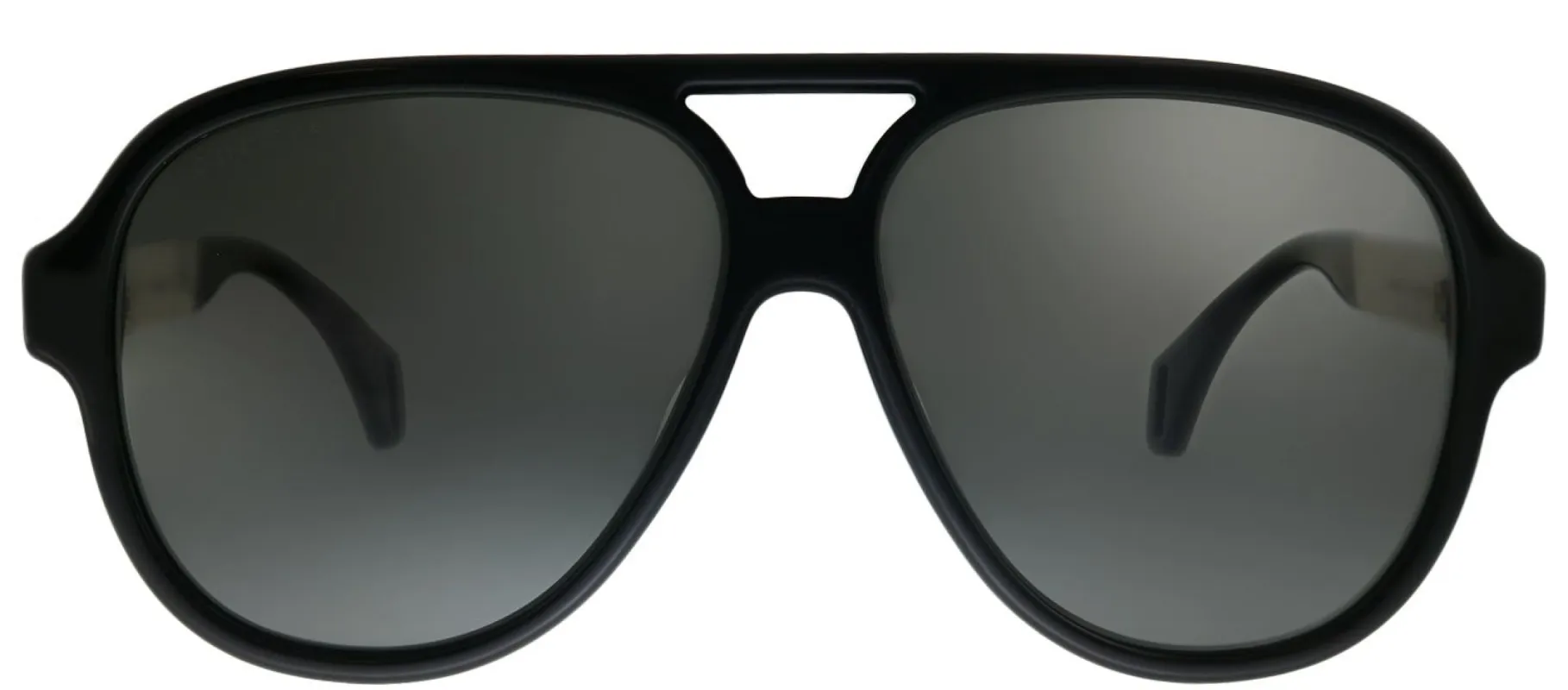 Gucci Seasonal Icon GG 0463S 002 Aviator Acetate Black Sunglasses with Grey Polarized Lens sold by Gaffos