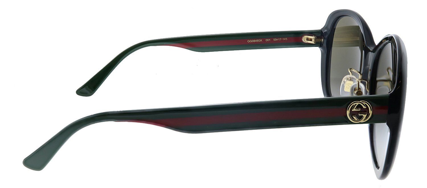 Gucci GG 0849SK 001 Butterfly Acetate Black Sunglasses with Brown Gradient Lens sold by Gaffos product image thumbnail 3